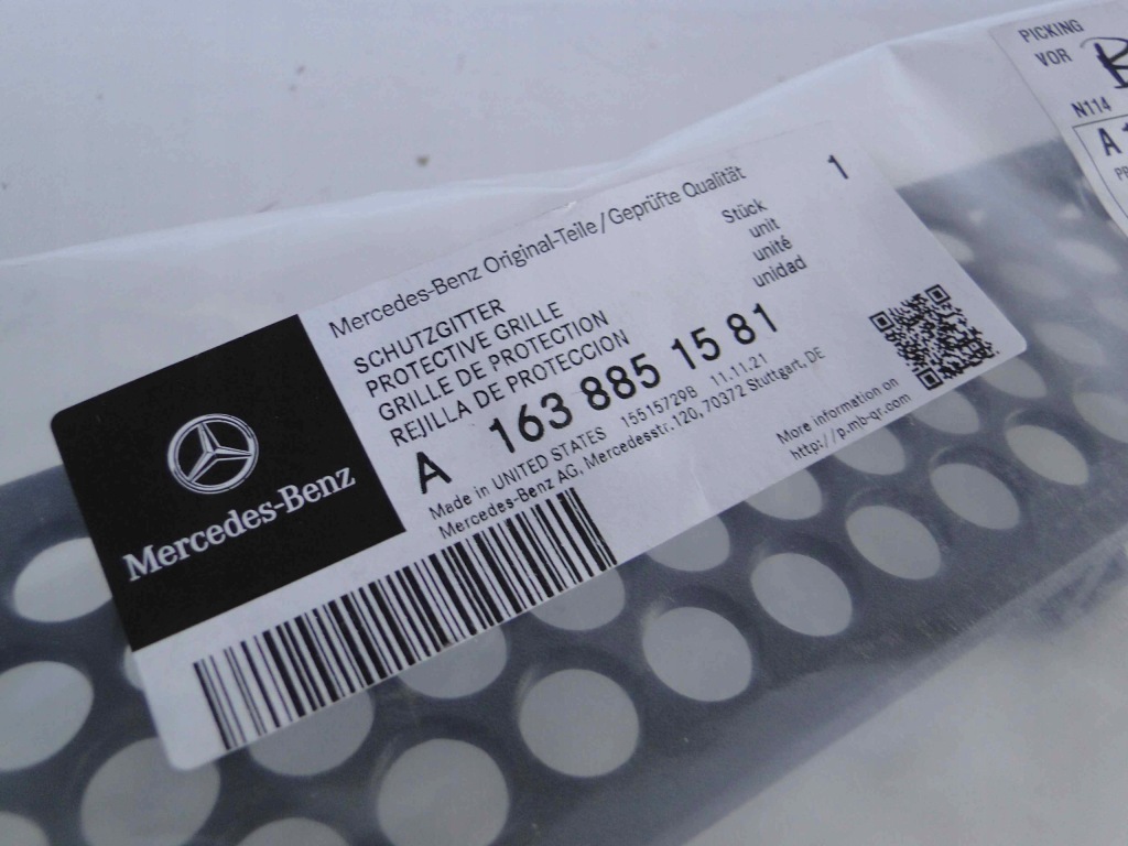 Mercedes ml w163 163 lift решётка средняя решётка радиатора Цена