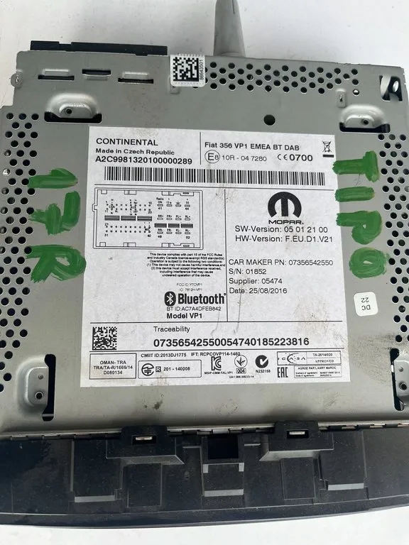 фото №2, Fiat tipo ii радіо радіопрогравач