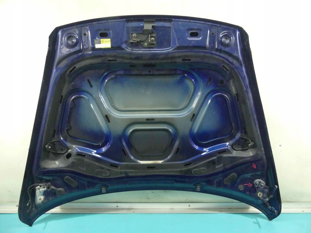 фото №8, Капот передняя vw touareg i 7l granatowy