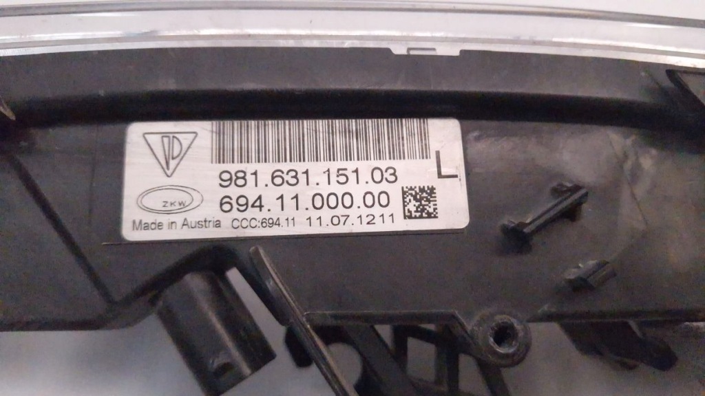 Porsche boxster 981 протитуманна фара drl ліва 98163115103 Недорого