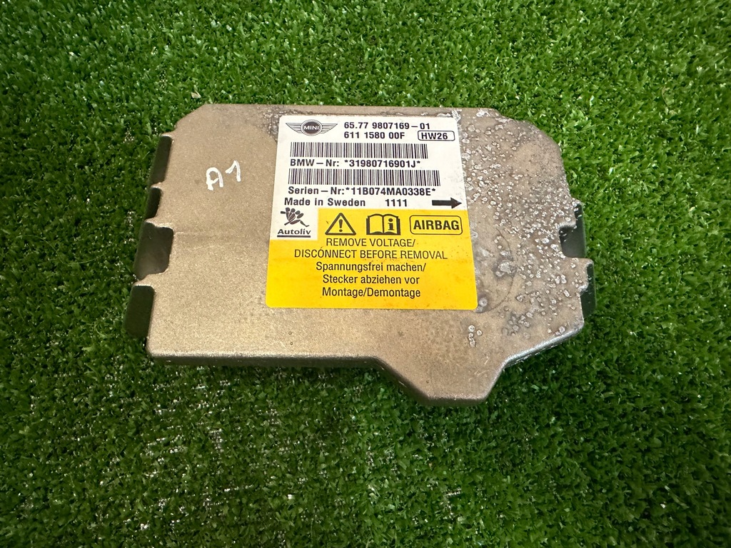 фото №1, Mini countryman s r60 модуль подушка безопасности датчик подушек 9807169