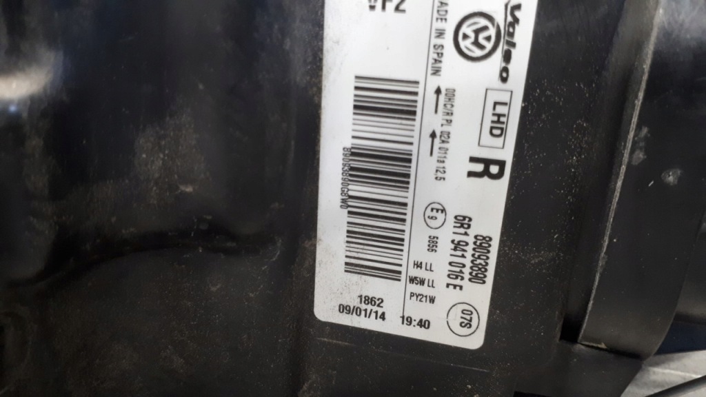 фото №10, 6r1941016e фара правий vw polo v 6r valeo