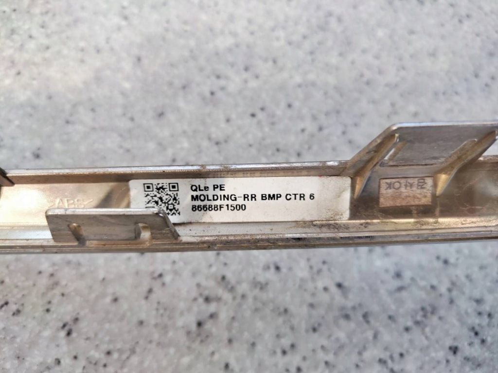 фото №10, Молдинг бампера задняя заднего 86688f1500 kia sportage iv lift