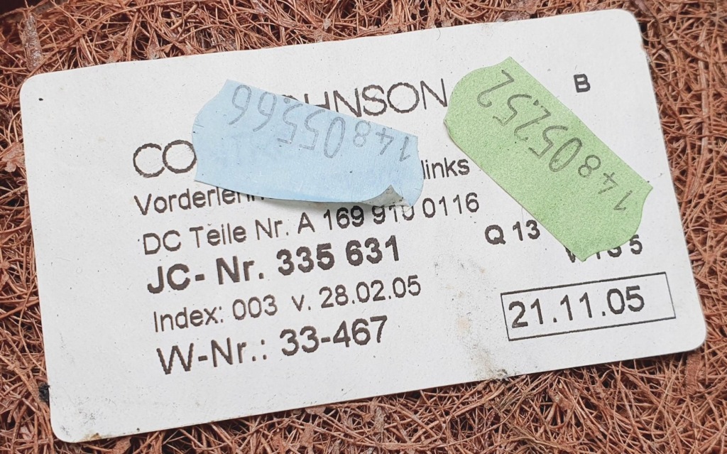 Спинка сиденье левая mercedes w169 a1699100116 Недорого