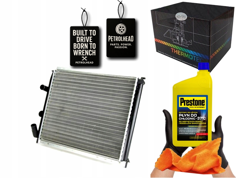 фото №1, Радиатор двигателя renault clio ii kangoo express 1 #petrolhead pro+ kit5