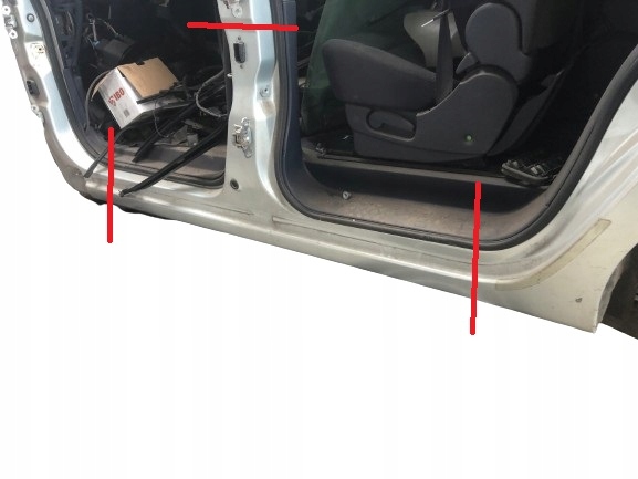 фото №1, Renault espace iv 02-06 поріг блок двигуна правий teb64