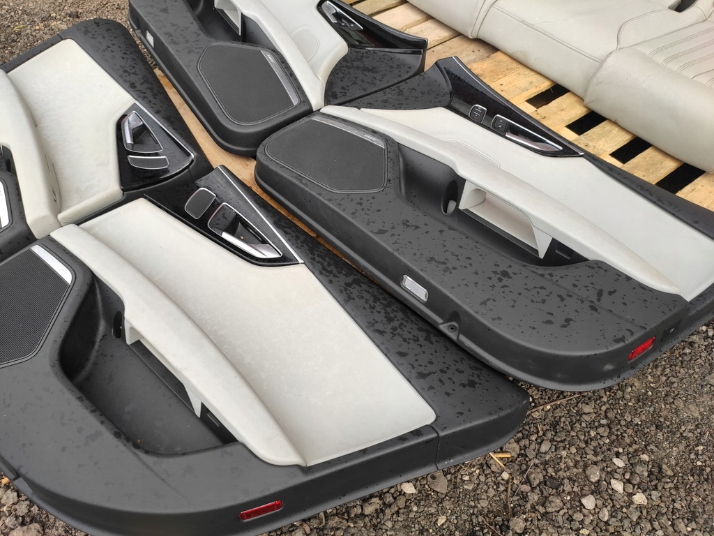 фото №12, Audi a7 4g салон сидіння сидіння s-line заднє сидіння обшивки комплект світла шкіра