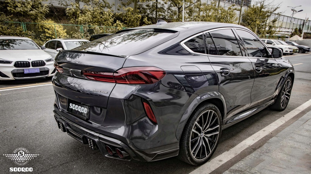 фото №10, Карбоновий спойлер спойлер кришки bmw x6 g06 m style