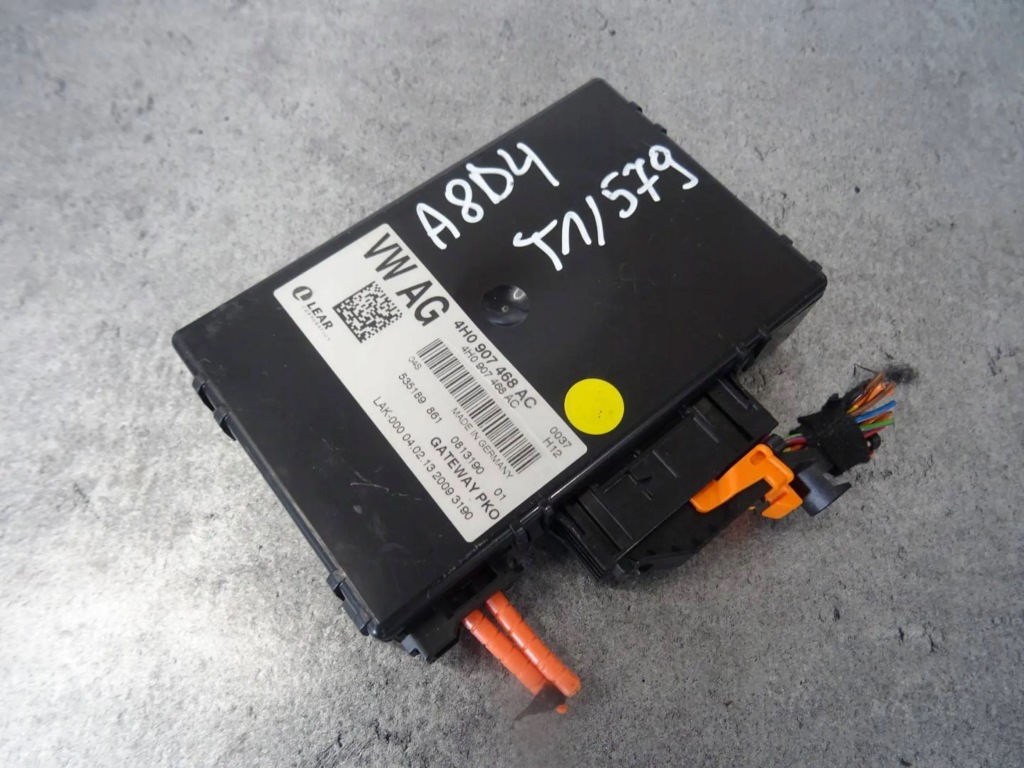 фото №1, Модуль блок керування шлюз audi a8 d4 4h0907468ac