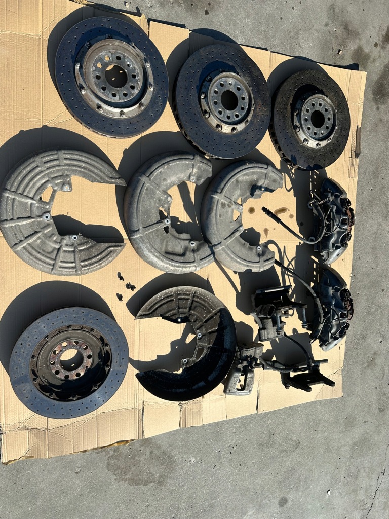 фото №1, Суппорт диск перед задняя ceramika audi a8 s8 d3