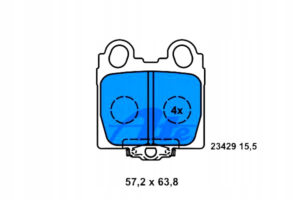 фото №2, Тормозные колодки тормозные lexus gs is i is sportcross sc 2.