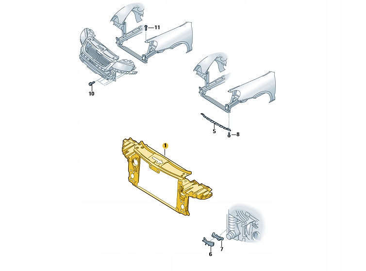 Купить Усилитель ремень передний audi q7 4l0805594a aso