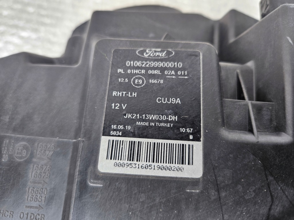 фото №6, Ford transit custom лампа ліва led jk2113w030dh