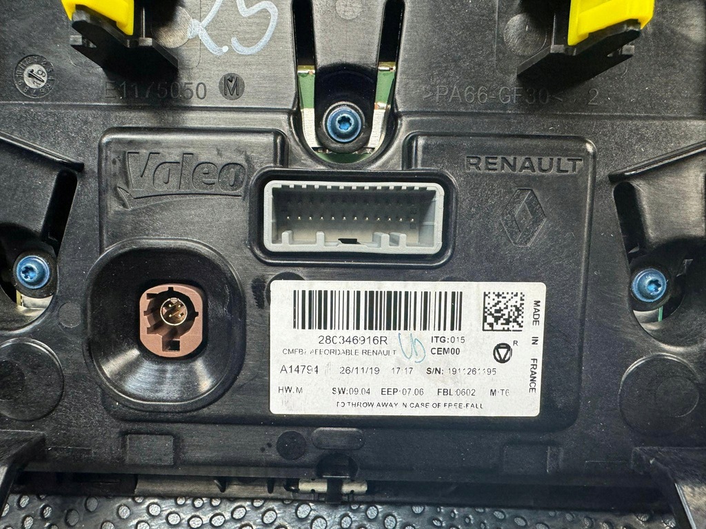 фото №6, Экран дисплей навигации clio v 280346916r