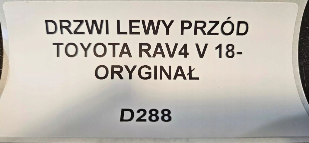 фото №4, Двері лівий перед toyota rav4 v 2018- оригінал
