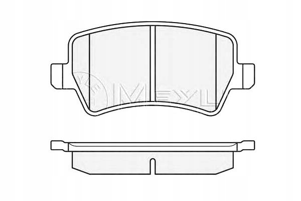 фото №1, Meyle гальмівні колодки гальмівні ford galaxy 2.0 tdci wa6
