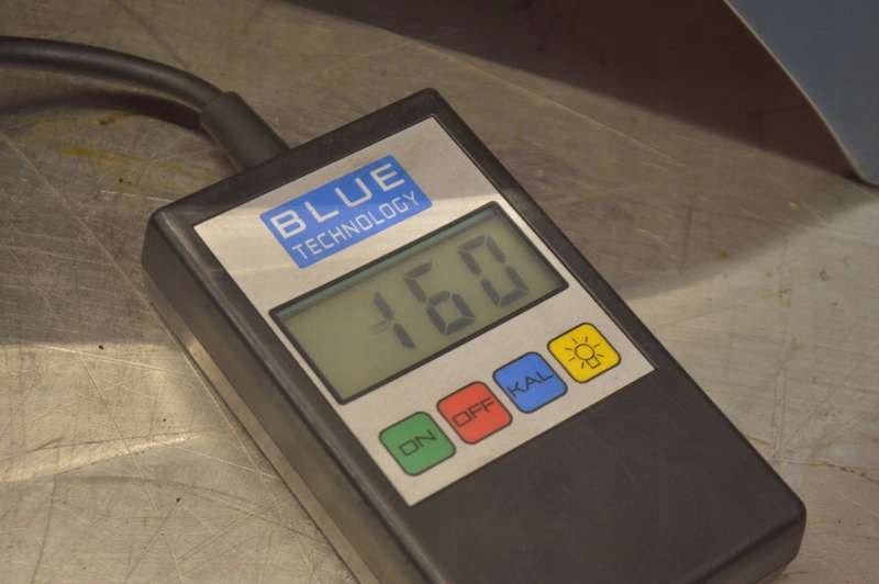 фото №10, Капот крышка двигателя голубой volvo v70 2 ii 00-07