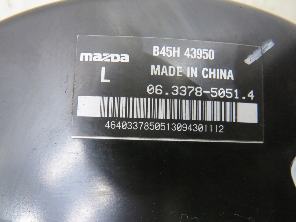 фото №5, Серво усилитель тормозов mazda 3 iii bm b45h43950
