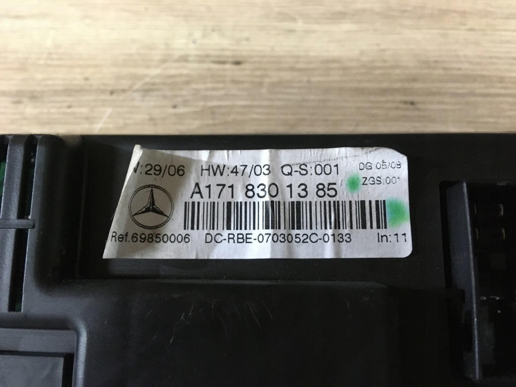 фото №8, 1718301385 панель кондиционера mercedes w171