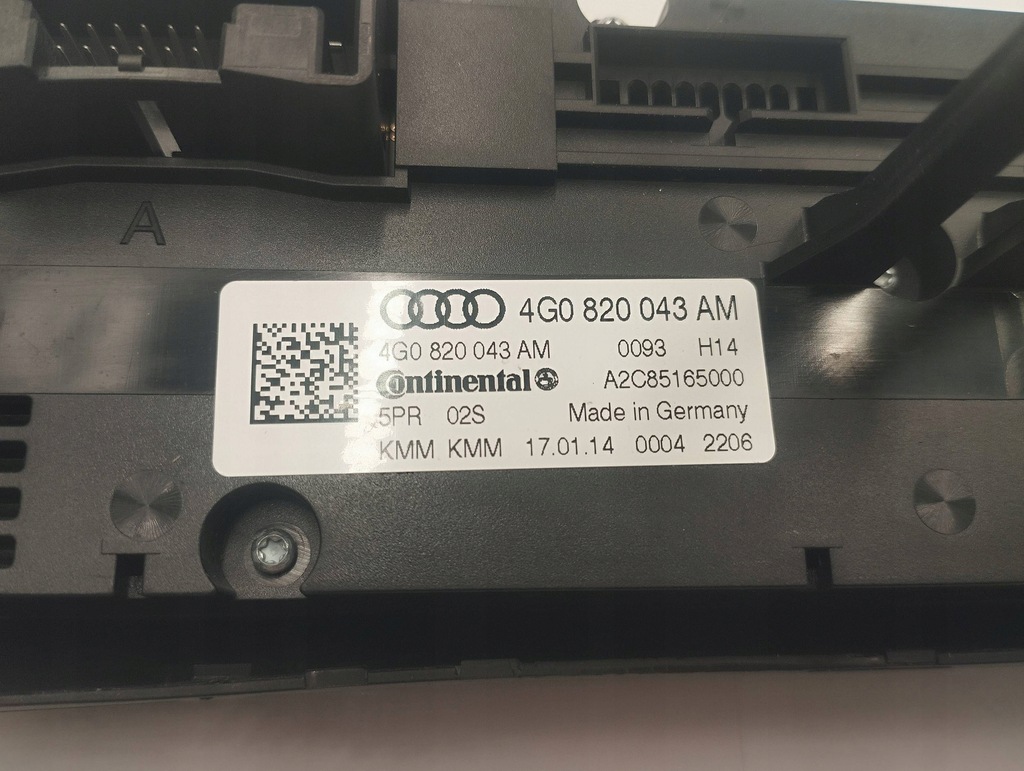 фото №8, Audi a6 s6 c7 4g панель кондиціонера 4g0820043am