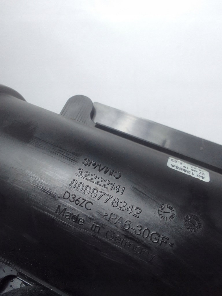 фото №10, Volvo xc40 17- труба воздухозаборник воздуха 32224385 2.0b t5 usa