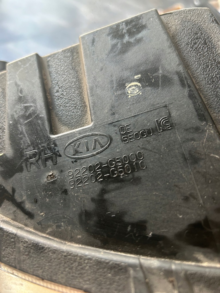 фото №6, Kia niro i противотуманная фара правый 92202-g5000