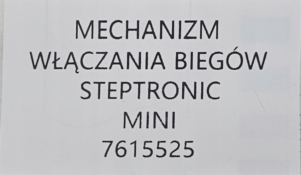 Новый оригинал  механизм переключения передач mini r55n r56n r57n r58 r59 - 7615525 с Разборки