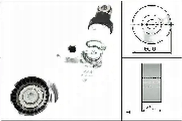 Купить Натяжитель ремень клиновой многоручейковый