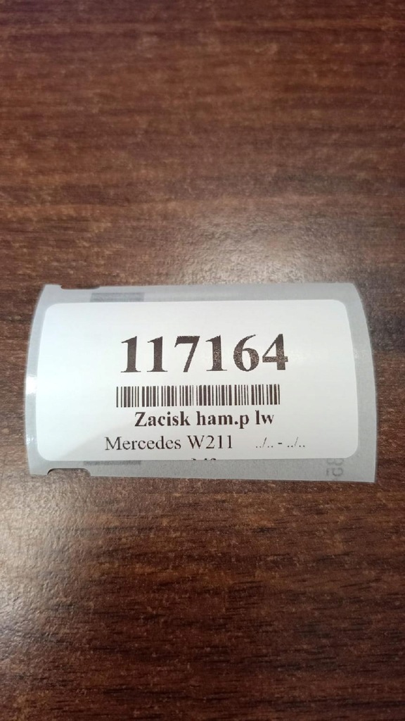 фото №8, Mercedes w211 супорт гальмівний лівий перед 20704703