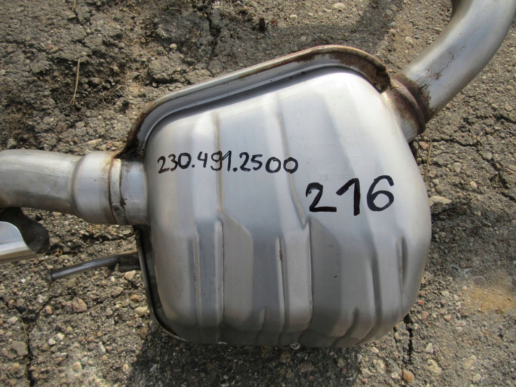 фото №11, Kompletny система випускний mercedes-benz sl r230 230 a2304912500