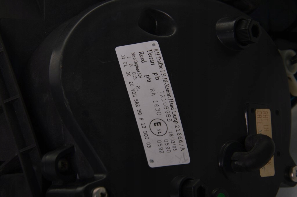 фото №11, Ferrari 612 scaglietti f137 лампа лівий перед lhd