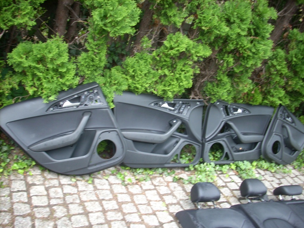 фото №9, Audi q7 4l0 сидіння заднє сидіння обшивки оббивка шкіра ew. a6 c6 електрика