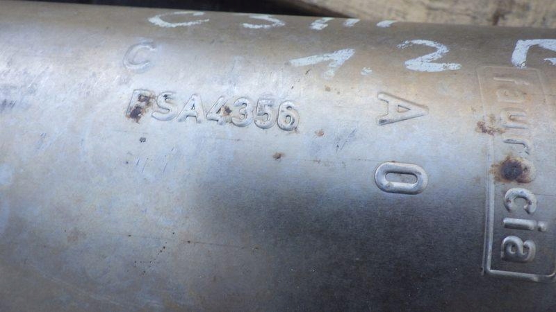 фото №10, Гасник середній кінцевий вихлоп citroen c3 iii 1.2 psa4357 psa4356