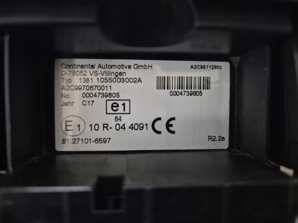 Тахограф man tgx tgs tgl tgm euro 6 81271016597 2017 rok r2.2a Ціна