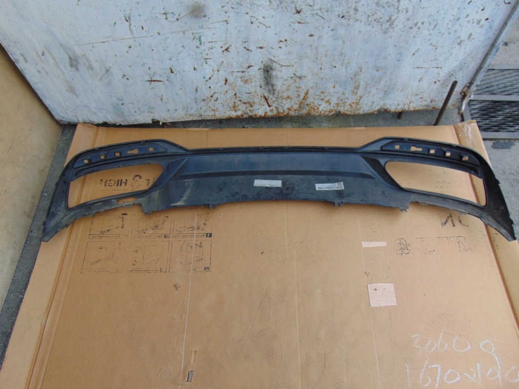 фото №10, Накладка бампера задня audi a4 b9 lift 8w0807521t