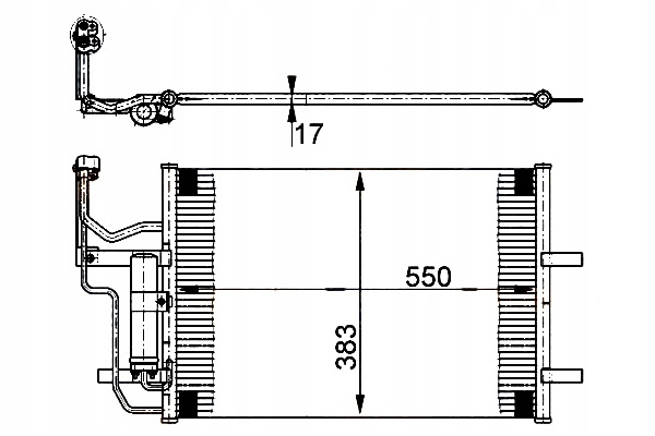 Купити Behr hella service 8fc 351 302-211 радіатор кондиціонера