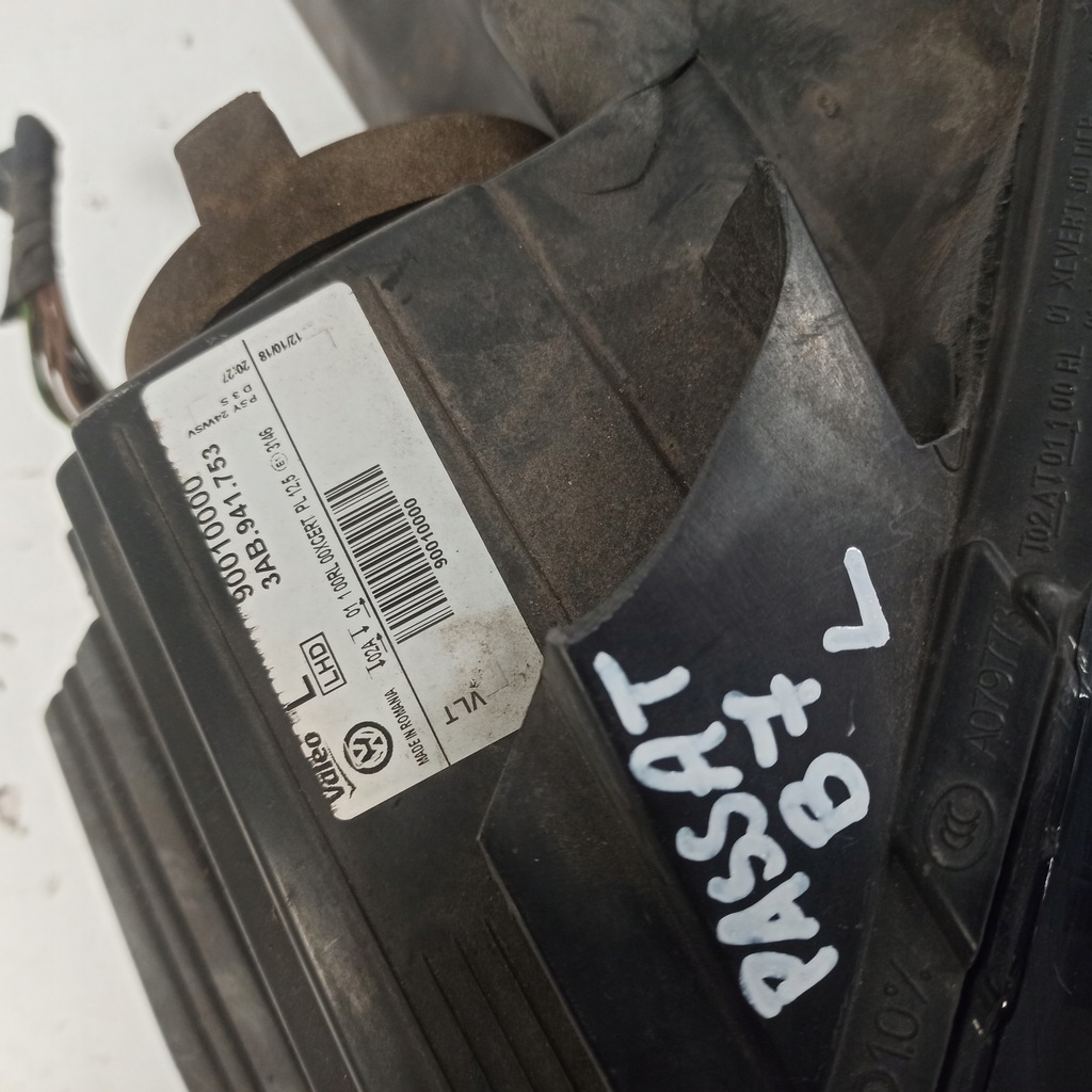 фото №7, Volkswagen passat b7 лампа левый перед bi ксенон 3ab941753 [na запчасти]