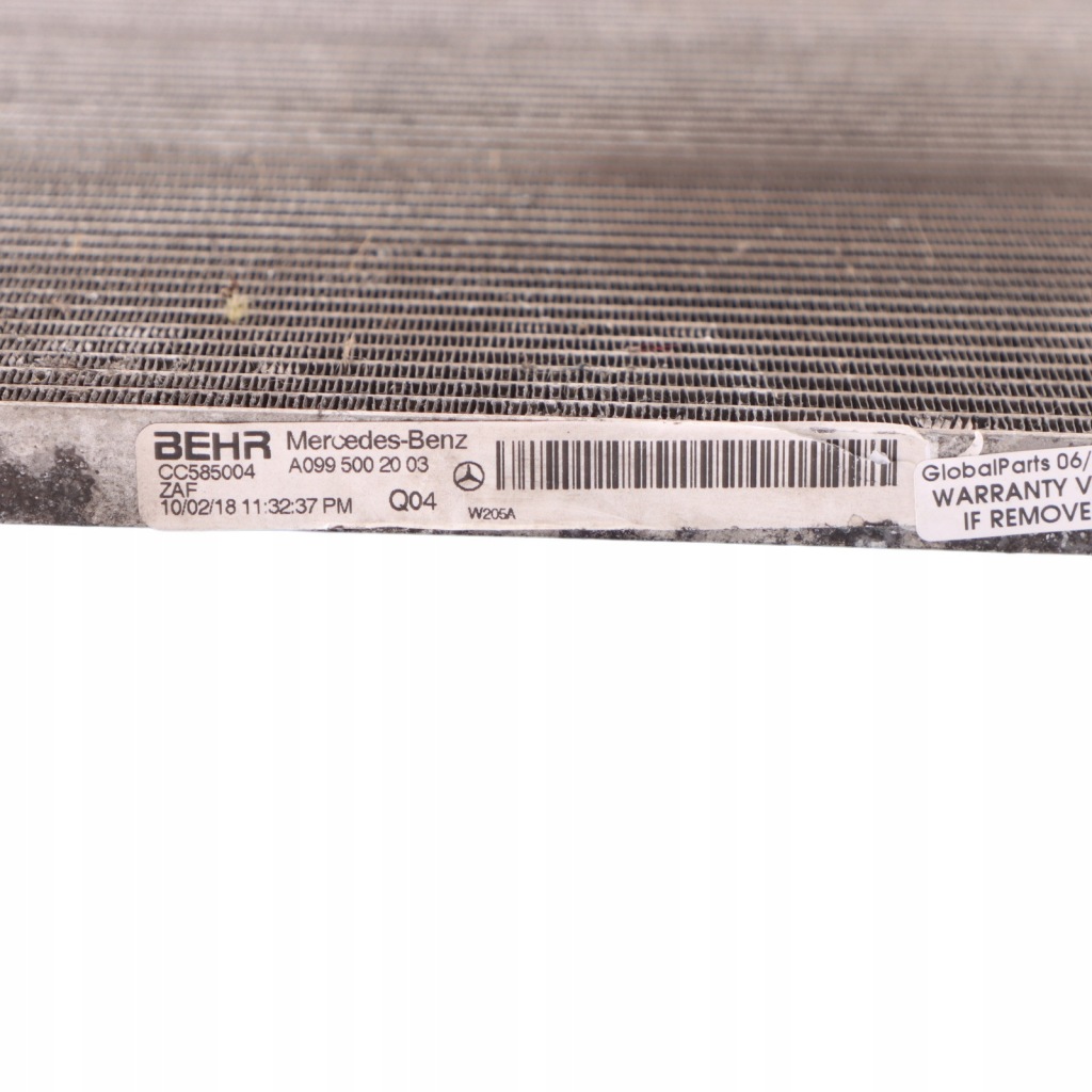 Купить Mercedes w205 радиатор воды a0995002003