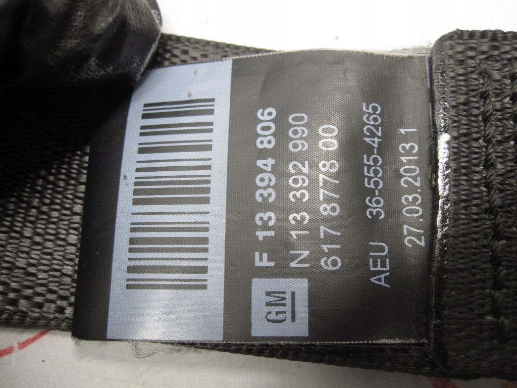 Astra j 13r ремінь безпеки лівий перед 13394806 13392990 Оригінал