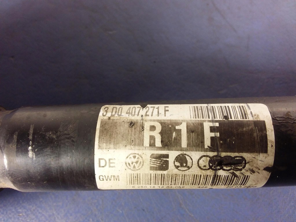 фото №6, Vw phaeton 3.0 tdi привідний вал перед ліва 3d0407271f