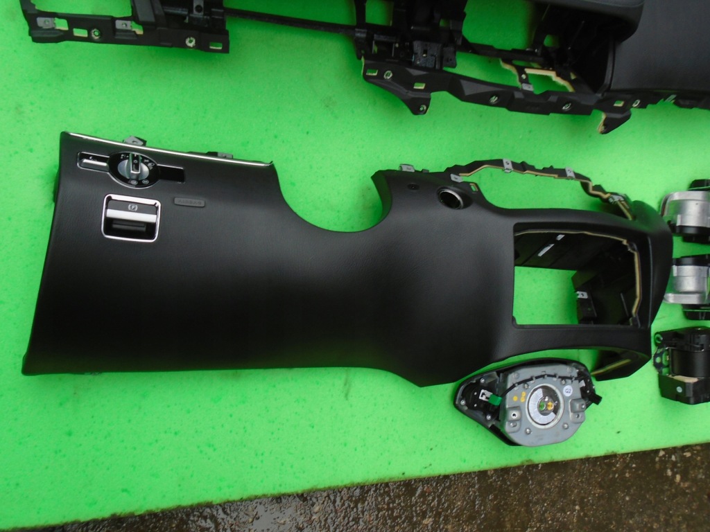 фото №6, Mercedes w221 lift консоль панель приладів подушка безпеки ремені oryg