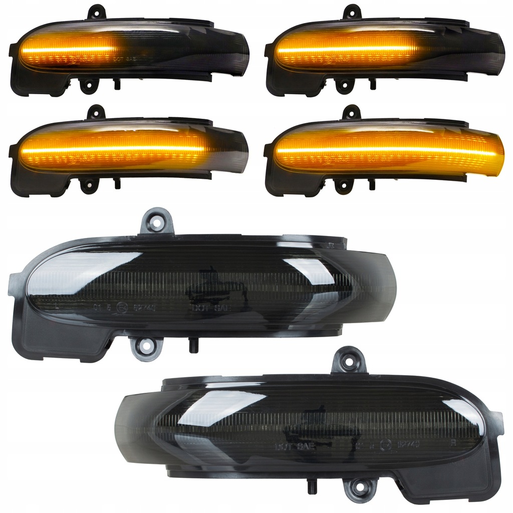 фото №1, Mercedes w203 01-07 поворотники плавающие led