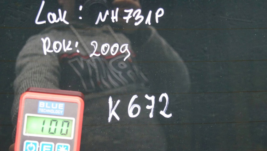 фото №14, Honda cr-v iii кришка багажника задня багажника nh731p k672