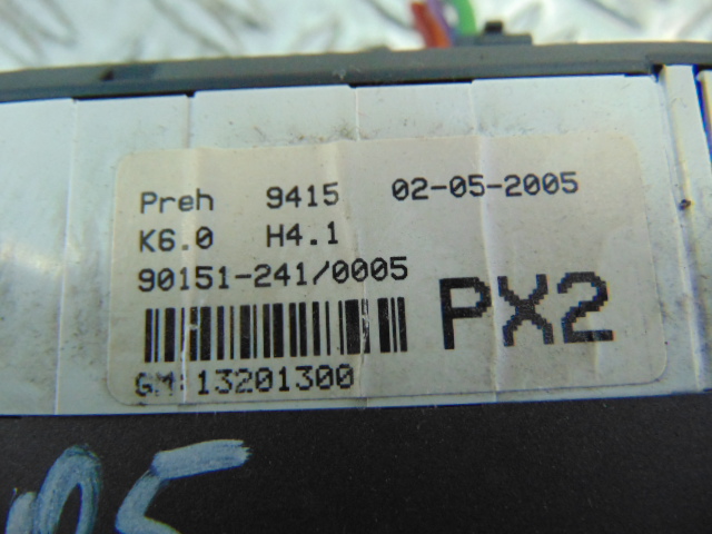 фото №3, Opel astra панель управляющий ---