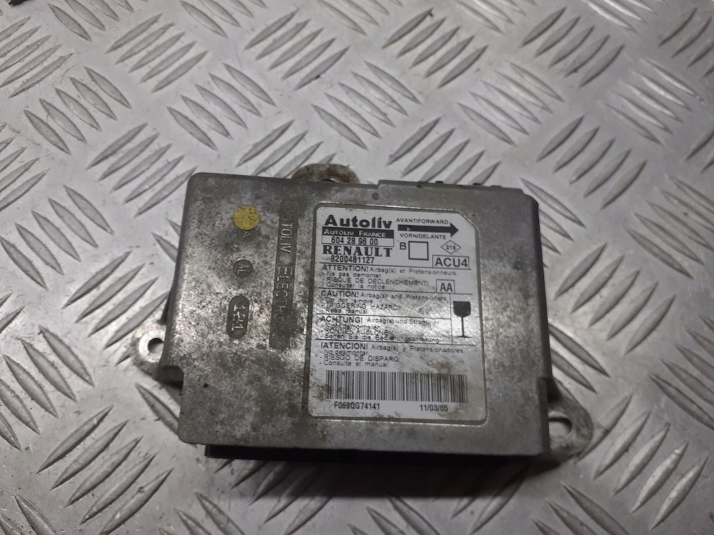 фото №1, Модуль подушка безпеки renault megane ii 1.5 dci 8200481127