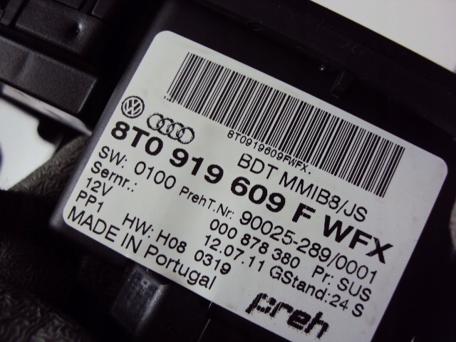 фото №9, Панель управление mmi audi s4 b8 kombi 3.0 v6 11 r