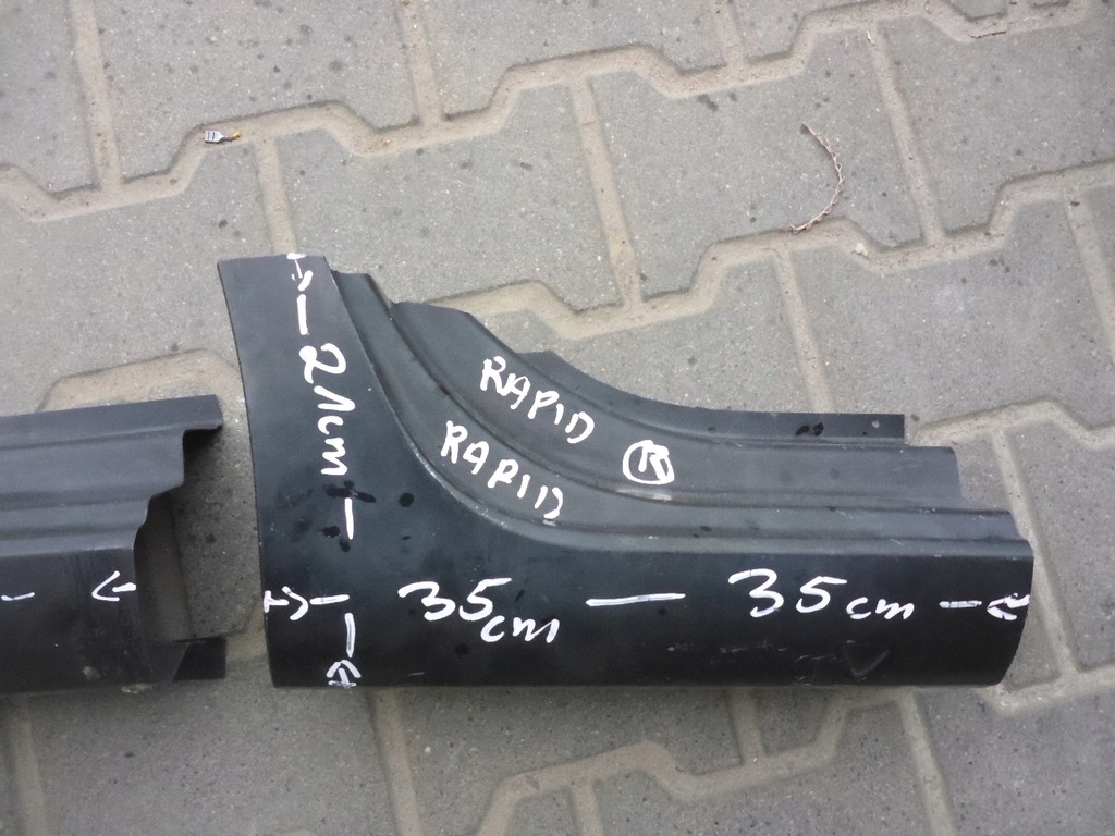 фото №5, Skoda rapid 5j toledo поріг правий новий оригінал