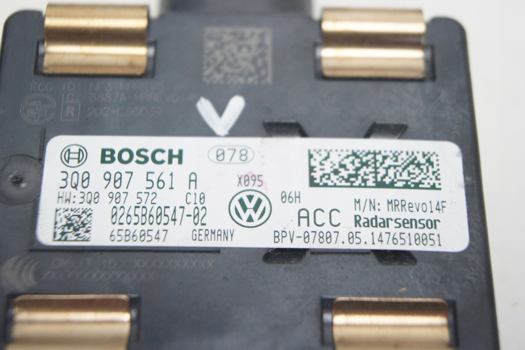 фото №4, Gd passat b8 радар датчик acc 3q0907561a