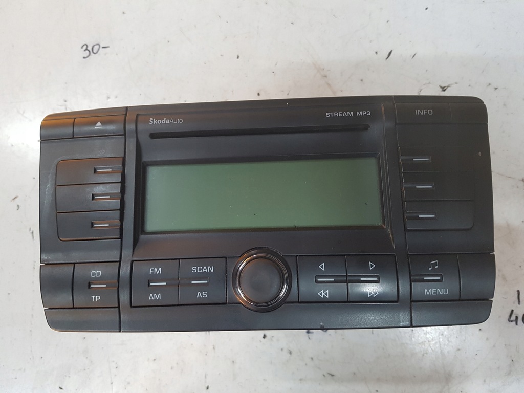 фото №1, Skoda octavia 2 ii 04-07r радио cd радиопроигрыватель