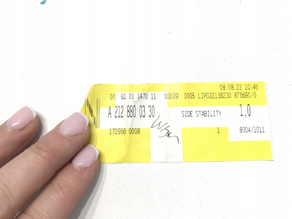 фото №7, Напрямна бампера лівий задня mercedes w212 a2128800330